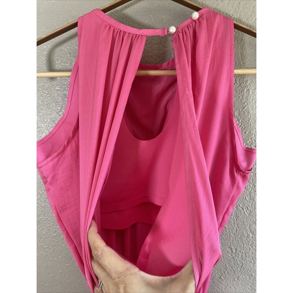 SheBird Emma One & Done Bra Maxi Dress Bright Pink Size 2 XS - Picture 8 of 12